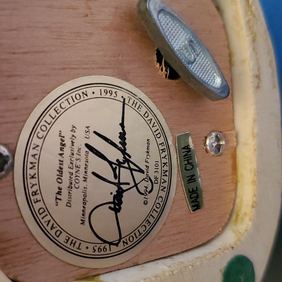 David Frykman old angel with rainbow plus music box - Picture 8 of 9